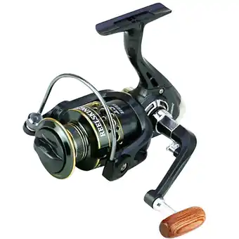 Walmart Jercoda Metal Fishing Reel with Wooden Handle Fishing Gear Spinning Reel Fishing Accessories offer