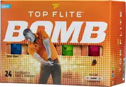 Walmart Top Flite 2022 BOMB Color Blast Golf Balls - 24 Pack offer