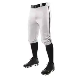 Walmart Champro Youth Triple Crown Knicker with Pipe White Black LG offer