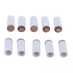 Walmart yotijay 3x10Pcs Pool Cue Tips and Ferrules Thick Snooker Easy to Install Pool Cue Tips 12mm offer