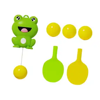 Walmart lacooooppia Hanging Frog Table Tennis Set Tennis Practice Equipment for Activity 4 Balls offer