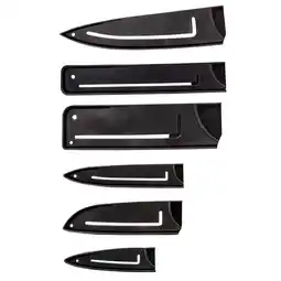 Walmart 6 Pcs Scabbard Plastic Kitchen Utensil Knife Chefs Blade Protector Cover House Knives Protectors offer