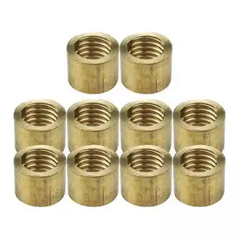 Walmart amleso 4x10Pcs Billiard Cue Ferrules Billiard Corner Copper Hoop for Billiard Cue DIY 10mm offer