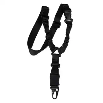 Walmart Single Point Shoulder Strap for Outdoor Adventures Black Nylon Webbing Sling with Buckles offer