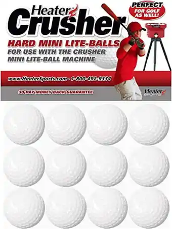 Walmart Heater Sports Crusher Fast Mini Poly Balls - Pack of 24 offer