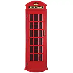 Walmart Ram Game Room OEPCH 15 x 21 x 70 in. Old English Telephone Booth Cue Holder offer