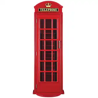 Walmart Ram Game Room OEPCH 15 x 21 x 70 in. Old English Telephone Booth Cue Holder offer