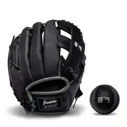 Walmart Franklin Sports RTP Kids Teeball Glove + Ball Set - Boys + Girls Mitt - 9.5 Righty Black offer