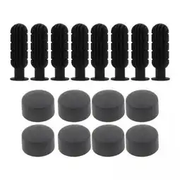 Walmart lacooooppia 2x8 Pairs Foosball Replace Table Football Game Handle Grips and End offer