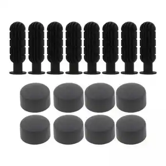 Walmart lacooooppia 2x8 Pairs Foosball Replace Table Football Game Handle Grips and End offer