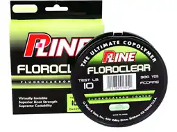 Walmart P-Line Floroclear Fluorocarbon Coated Mono, Mist Green, 10lb 300Yd offer