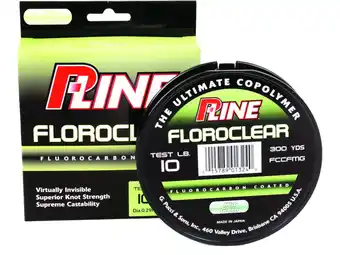 Walmart P-Line Floroclear Fluorocarbon Coated Mono, Mist Green, 10lb 300Yd offer