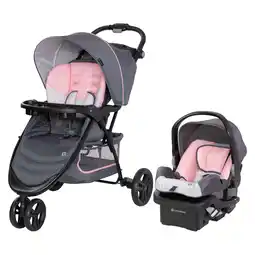 Walmart Baby Trend EZ Ride Travel System Stroller - Pink Flamingo offer