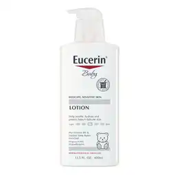 Walmart Eucerin Baby Lotion, Fragrance Free, 13.5 fl oz Bottle offer