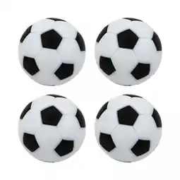 Walmart lacooooppia 6x4 Pieces Foosball Balls Standard Size Table Soccer Balls for Children Adults offer