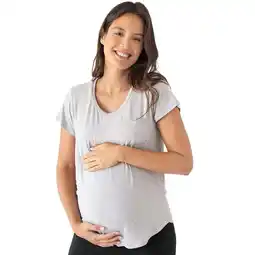 Walmart Everyday Nursing & Maternity T-shirt | Grey Heather offer