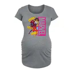 Walmart Marvel - Super Hero Women Sound Effects - Maternity Scoop Neck Graphic T-Shirt offer