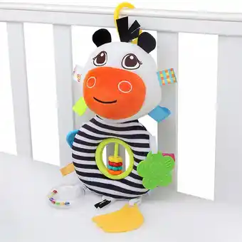 Walmart KIHOUT Deals Baby Music Baby Rattle Plush Teether Baby Carriage Hanging Bell Toy Doll offer