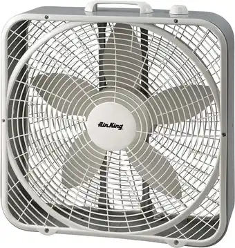 Walmart 20 3-Speed 1/25 HP Motor Box Fan offer