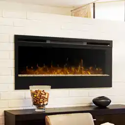 Walmart Dimplex Synergy 50 Inch Linear Wall Mount Electric Fireplace with Remote Control - BLF50 offer