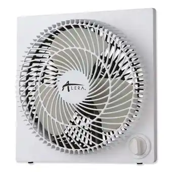 Walmart Alera Group ALE 120V 0.7A 9 in. 3-Speed Plastic Desktop Box Fan, White offer