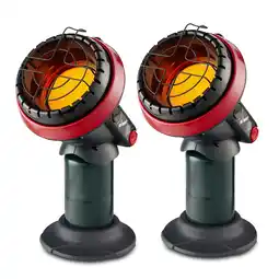 Walmart Mr. Heater 3800 BTU Indoor/Outdoor Little Buddy Propane Heater (2 Pack) offer