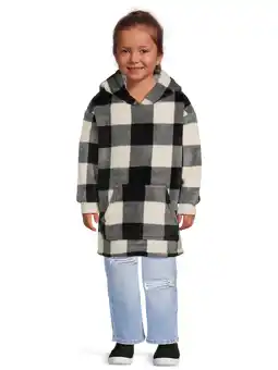Walmart Wonder Nation Toddler Unisex Faux Sherpa Snugget Hoodie, Sizes 12M-5T offer