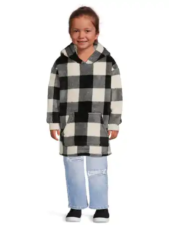 Walmart Wonder Nation Toddler Unisex Faux Sherpa Snugget Hoodie, Sizes 12M-5T offer