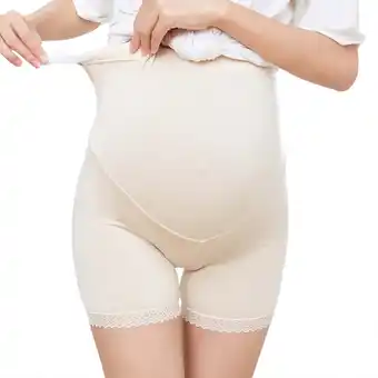 Walmart gakvov Women's High-waist Belly Lift Pregnant Women Adjustable Lace Maternity Shorts offer