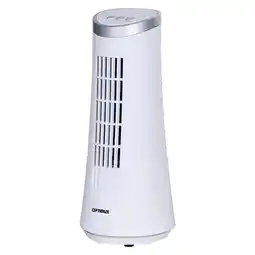 Walmart Optimus 12-Inch Slim Tower Fan, White, OP392402 offer