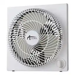 Walmart Alera 9 3-Speed Desktop Box Fan, Plastic, White offer