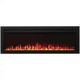 Walmart Napoleon NEFL60HI Purview 60 Inch Linear Electric Wall Mount Fireplace w/ Remote offer