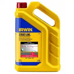 Walmart Irwin Tools IRWIN STRAIT-LINE Marking Chalk, Standard, Red, 5 lbs 65102 offer