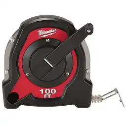 Walmart Milwaukee 48-22-5101 100' Closed Reel Long Tape Measure offer