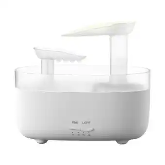 Walmart Almencla Raindrop s Humidifier Noiseless Desk Humidifier for Room Home Bedroom white offer