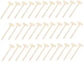 Walmart 30 Pcs Mini Wooden Hammers for Chocolate, Small Wood Toy Mallets for Kids offer