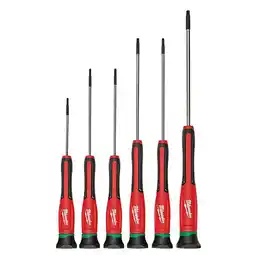 Walmart Milwaukee Tool 6 PC TORX Precision Screwdriver Set w/ Case offer