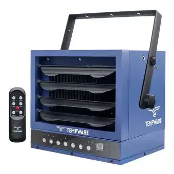 Walmart TEMPWARE 240V 7500W Electric Garage Heater with 2 Speed Adjustable Thermostat Fan-forced offer