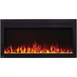 Walmart Napoleon NEFL42HI Purview 42 Inch Linear Electric Wall Mount Fireplace w/ Remote offer