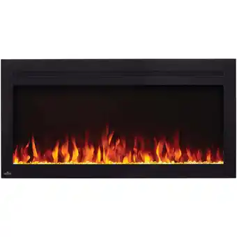 Walmart Napoleon NEFL42HI Purview 42 Inch Linear Electric Wall Mount Fireplace w/ Remote offer