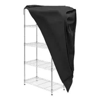 Walmart Storage Shelving Unit Cover See Through, Fits Racks 36L X 18W X 72H offer