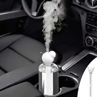 Walmart Foqnuq USB Car Humidifier Purifier - Portable Atomizer Night Light, Quiet Nano Mist for Home & Auto offer