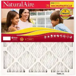 Walmart NaturalAire 20 in. W X 30 in. H X 1 in. D Synthetic 10 MERV Pleated Microparticle Air Filter 1 pk offer