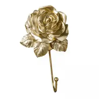 Walmart Fancyes 3xRose Hook Modern Pastoral Organizer European Door Hanger for Purse Bag Towel Gold offer