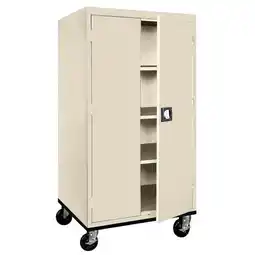 Walmart Sandusky Hotwells 20 Gauge Steel Single Storage Cabinet ( 72'' H x 36'' W x 24'' D) offer