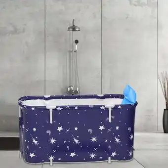 Walmart Folding Swimming Pool Heavy Duty Steam Barrel Adults Shower Bathing Tub Durable Star offer