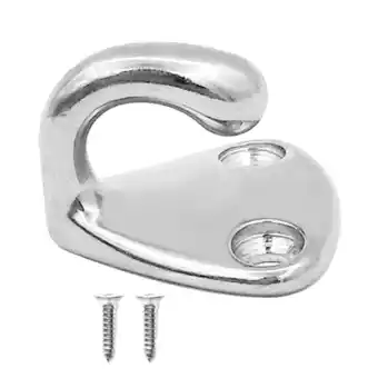 Walmart jiaping Marine Grade 316 Stainless Steel Boat Hook Coat Hat Towel Robe Hook Wall Mount offer