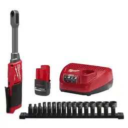 Walmart Milwaukee Tool M12 FUEL INSIDER Extended Reach Box Ratchet Kit offer