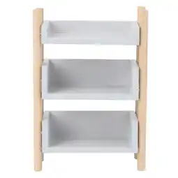 Walmart 1Pc Small House Accessory Mini Storage Rack Miniature Decor Book Shelf (Grey) offer