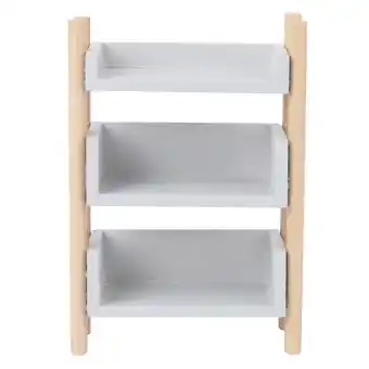 Walmart 1Pc Small House Accessory Mini Storage Rack Miniature Decor Book Shelf (Grey) offer